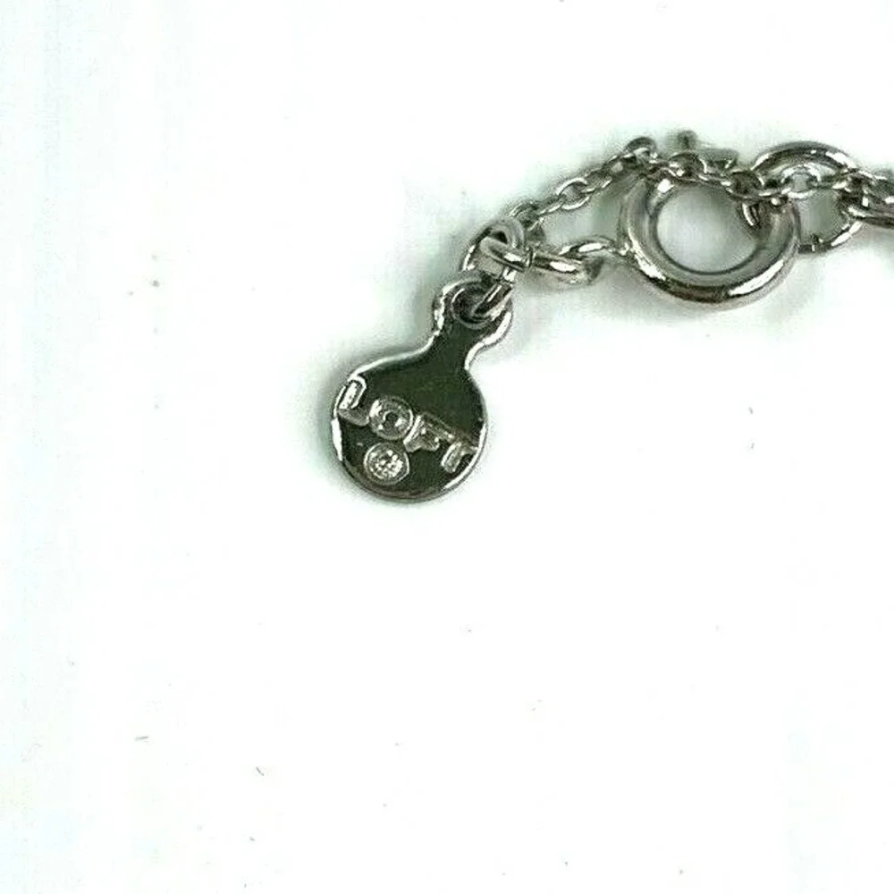 Loft silver‎ tone neckless 9